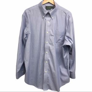 Lauren Ralph Lauren Shirt 17 32/33 blue white